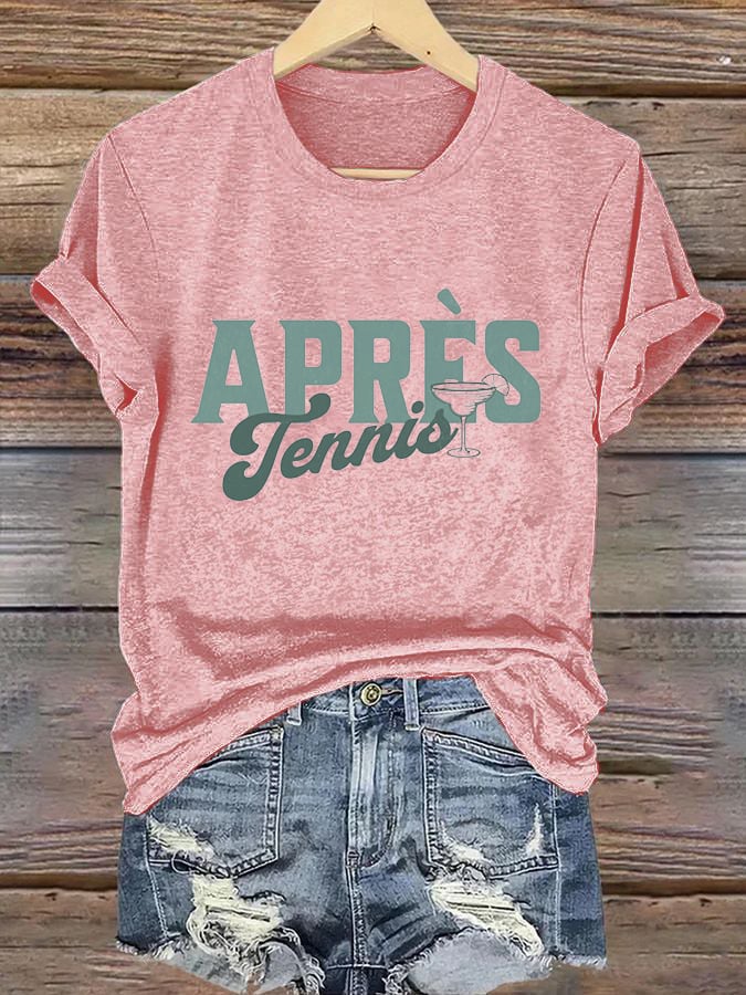 Women's Apres Tennis Print T-shirt