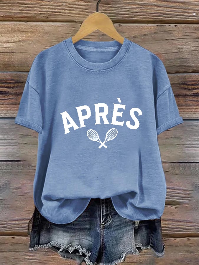 Women's Apres Tennis Print T-shirt