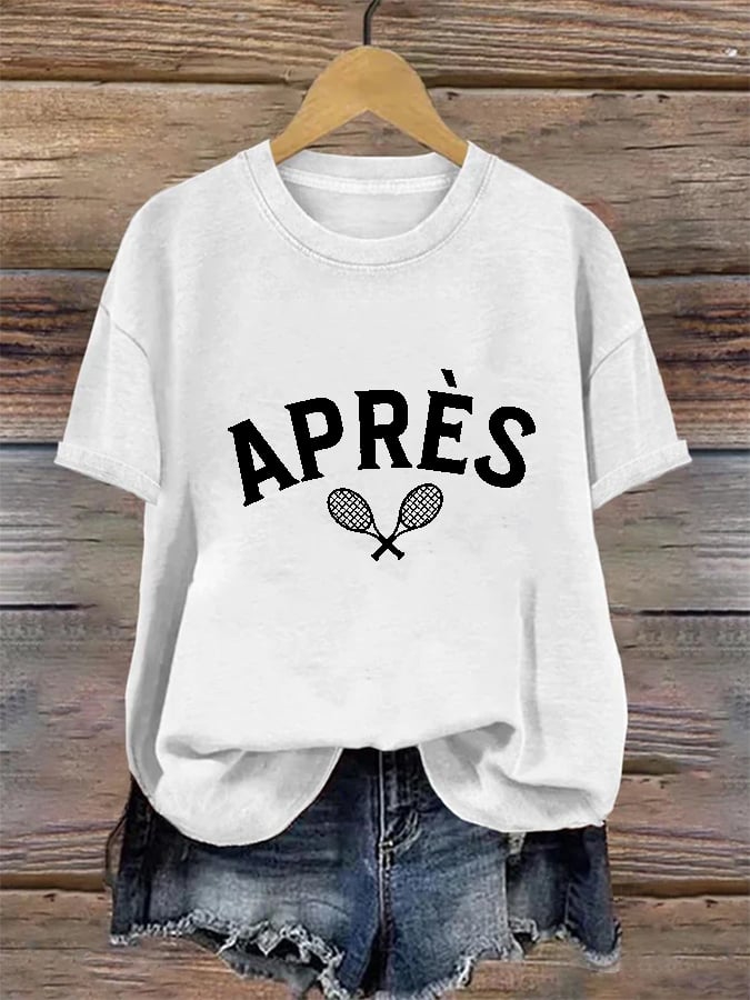 Women's Apres Tennis Print T-shirt