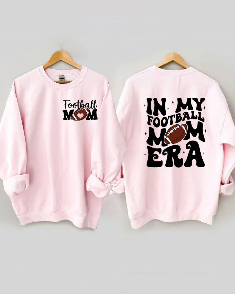 In My Football Mom Era Graphic Crewneck Sweatshirt