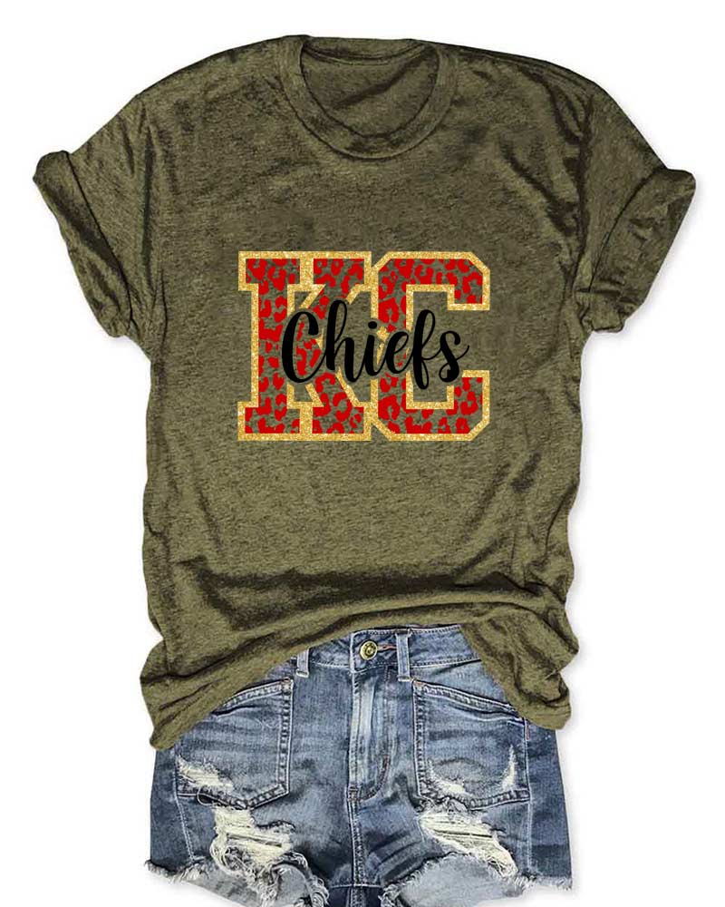 KC Chiefs Football T-Shirt