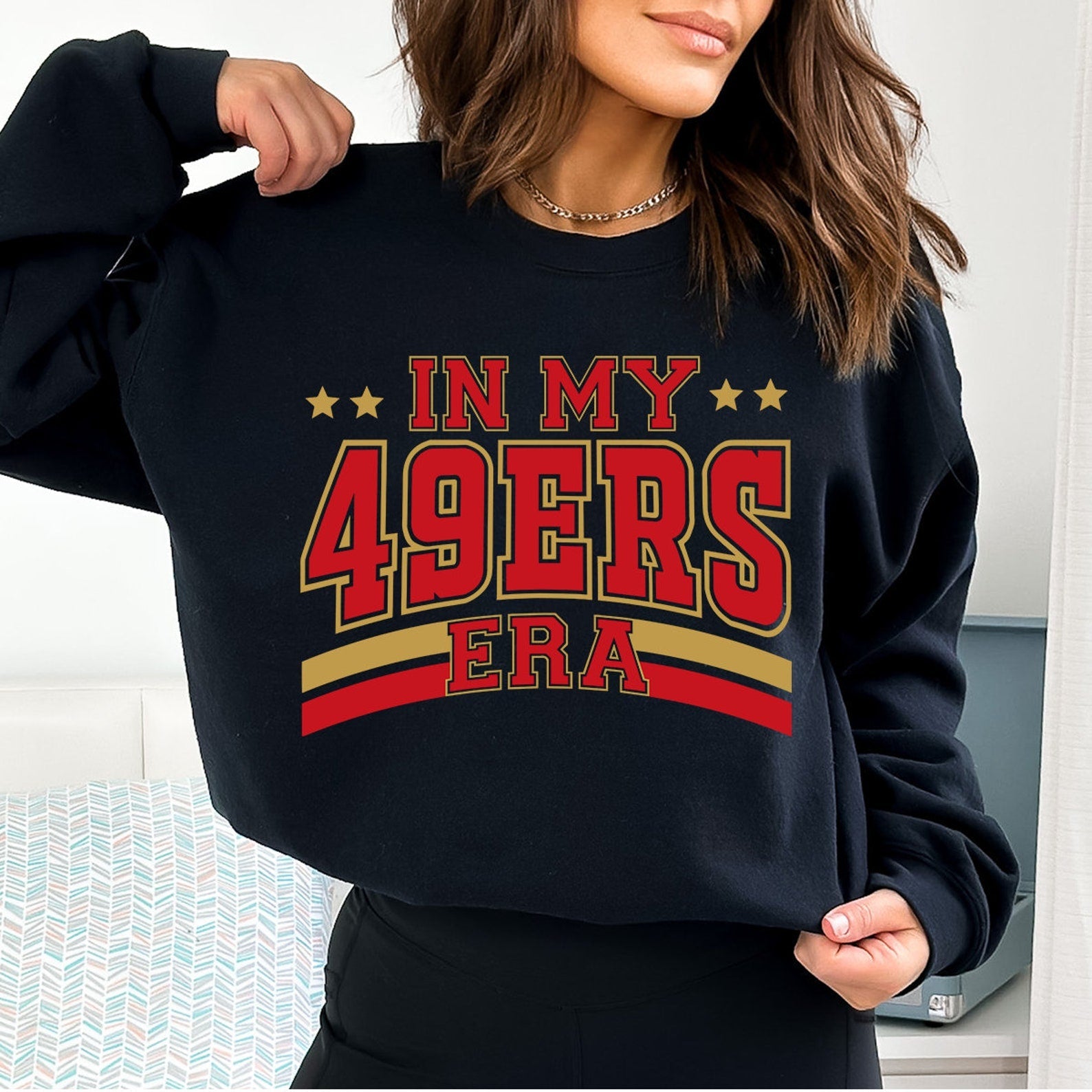 In My 49ers era, Football Sweatshirt