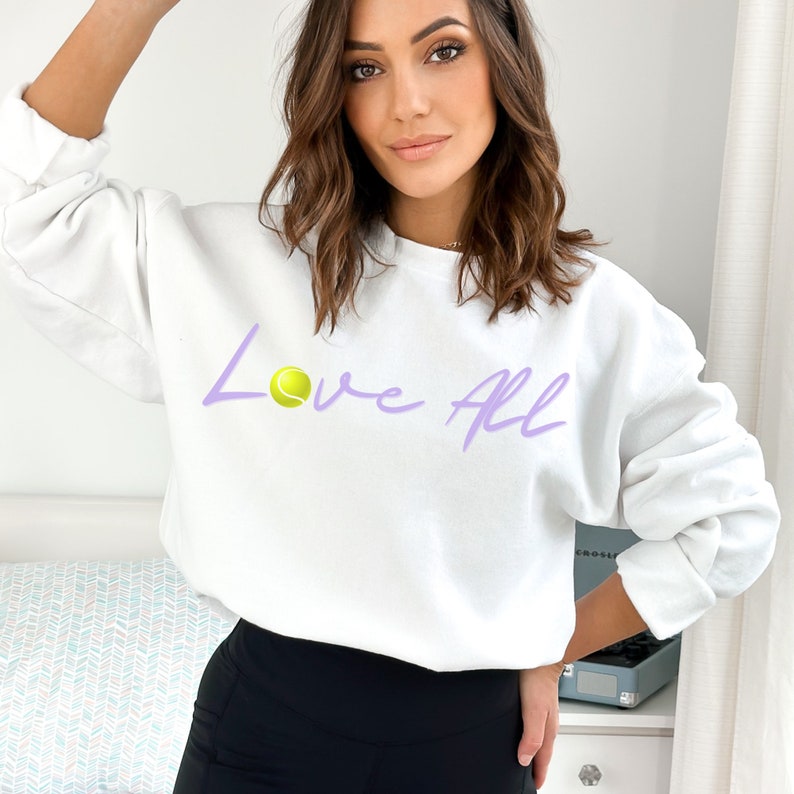 Love all tennis sweatshirt