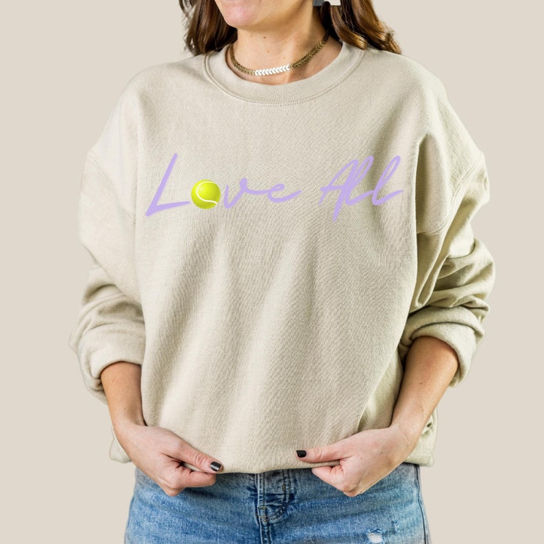 Love all tennis sweatshirt