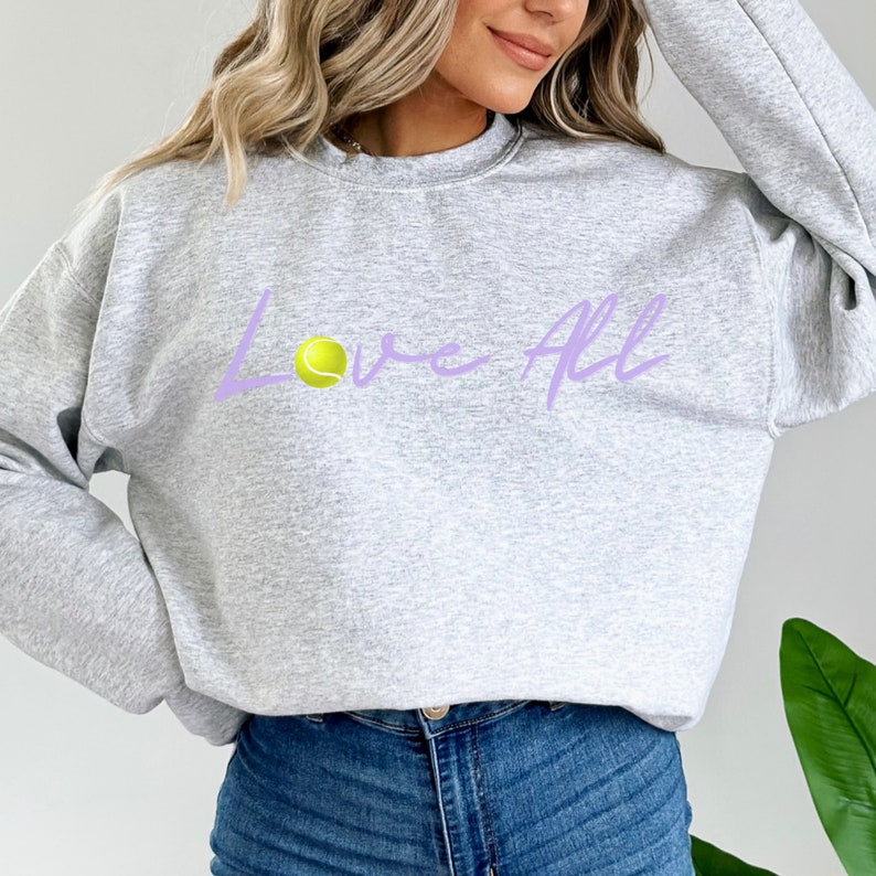 Love all tennis sweatshirt