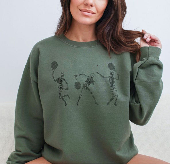 Skeleton Tennis Sweatshirt