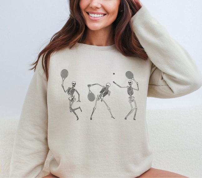 Skeleton Tennis Sweatshirt