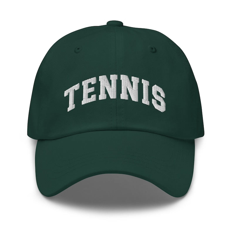 Printed Tennis Baseball Hat