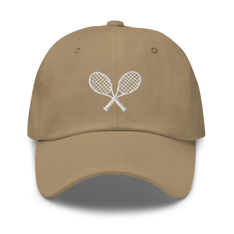 Printed Tennis Rackets Baseball Hat