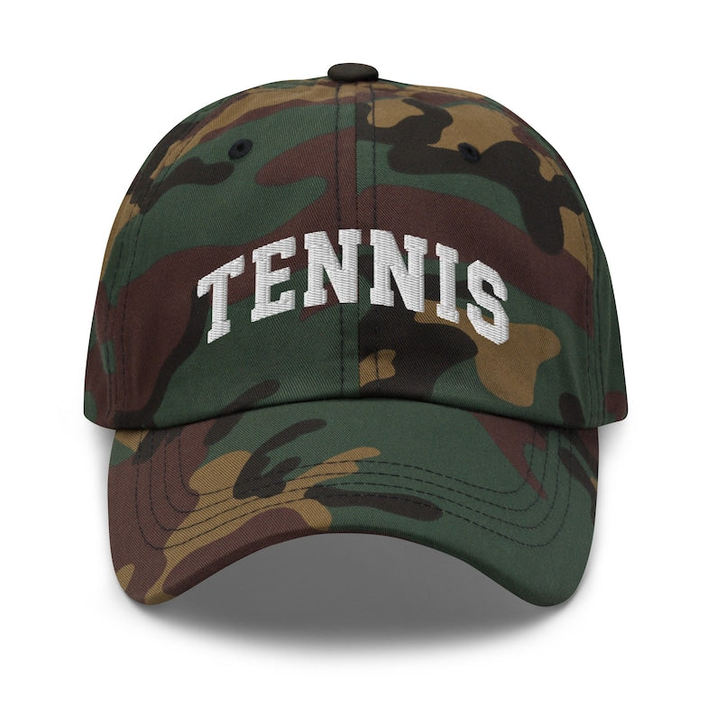 Printed Tennis Baseball Hat