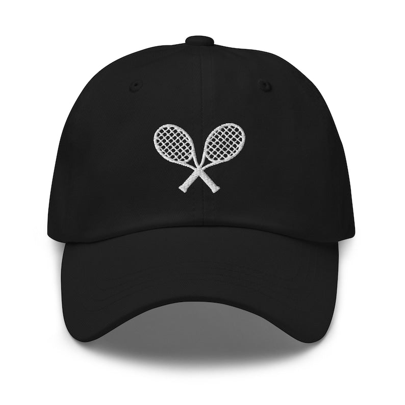 Printed Tennis Rackets Baseball Hat