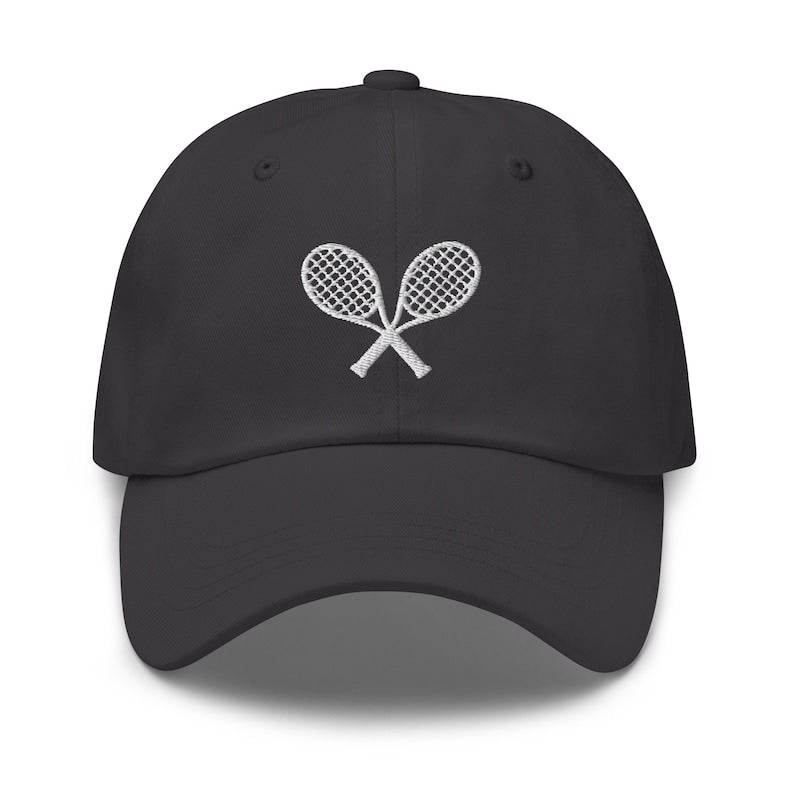 Printed Tennis Rackets Baseball Hat