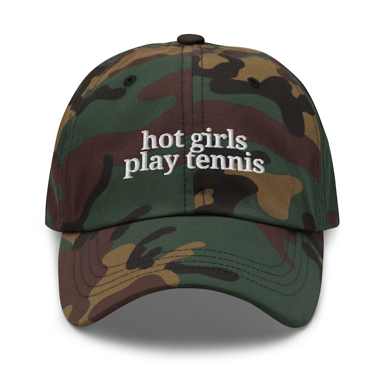 Printed  Hot Girls Play Tennis Hat