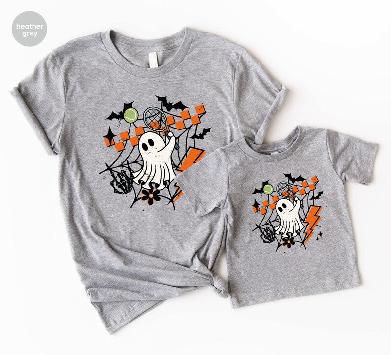 Tennis Ghost Halloween T-Shirt