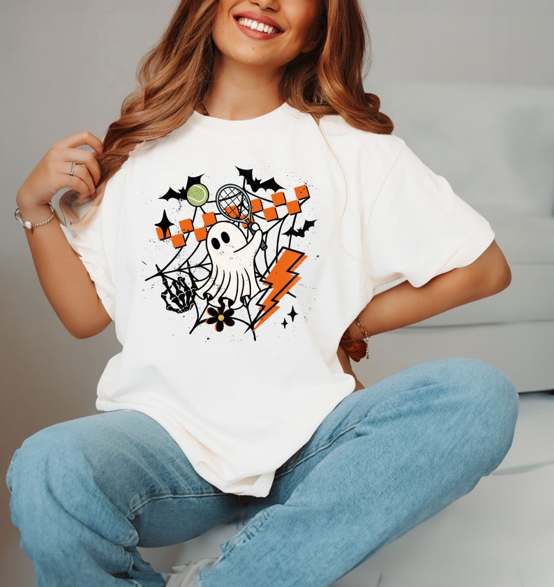 Tennis Ghost Halloween T-Shirt