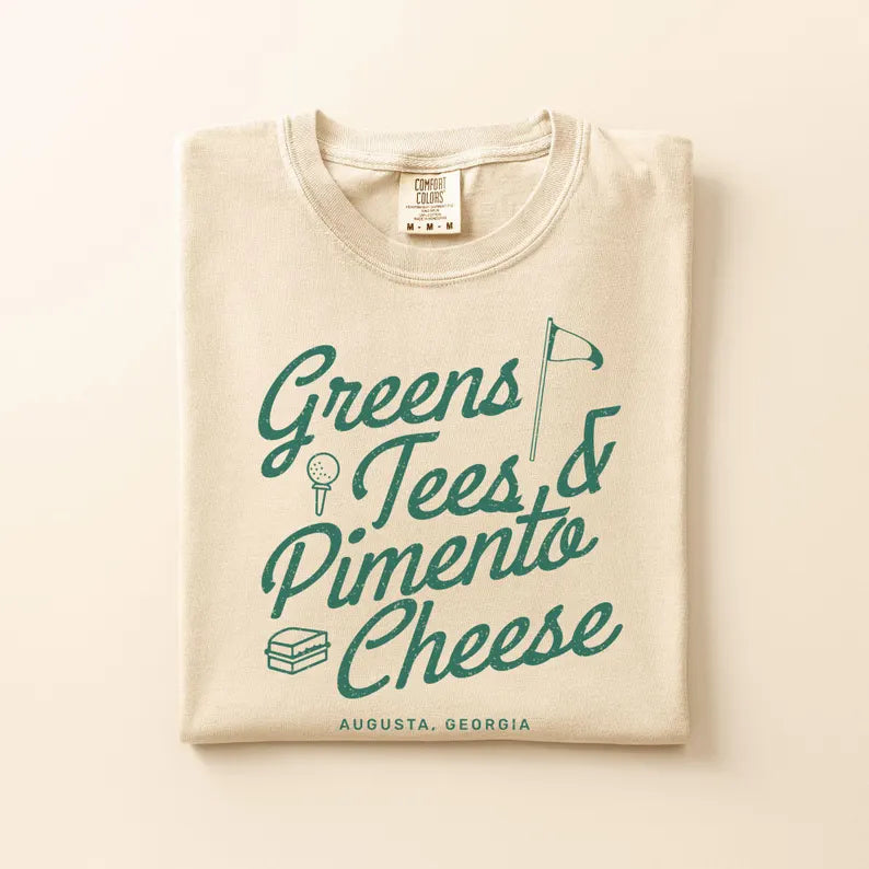 Greens Tees Pimento Cheese Augusta National Golf Club T-Shirt
