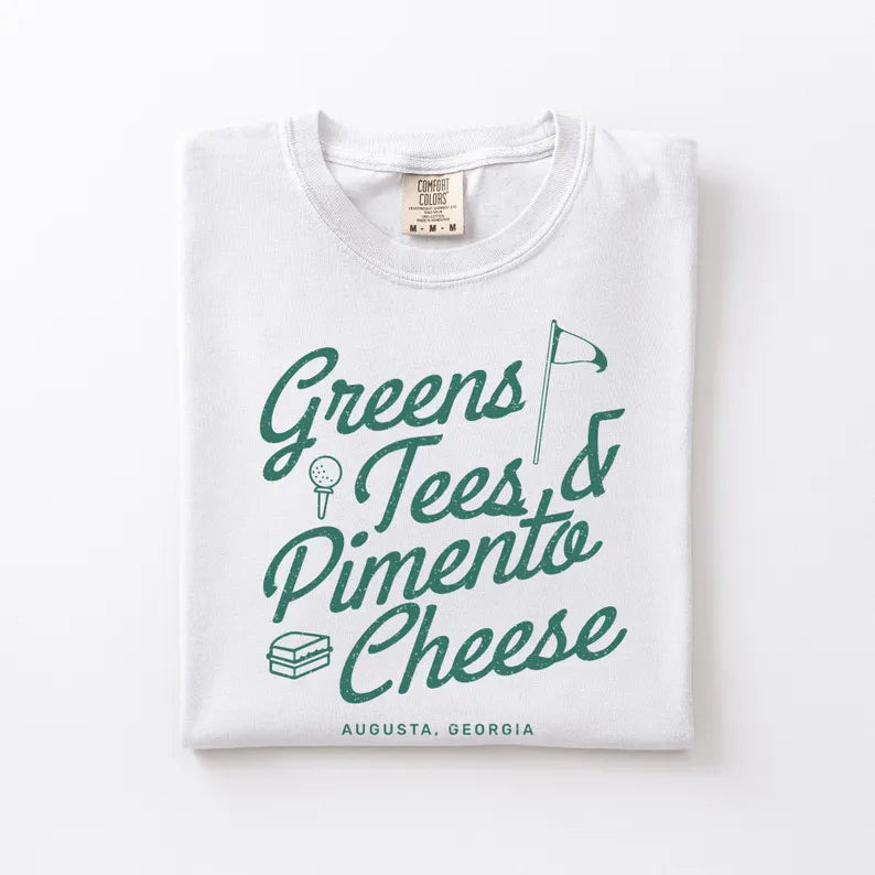 Greens Tees Pimento Cheese Augusta National Golf Club T-Shirt