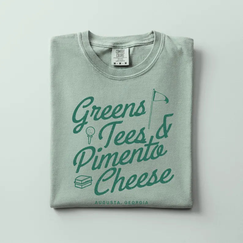 Greens Tees Pimento Cheese Augusta National Golf Club T-Shirt