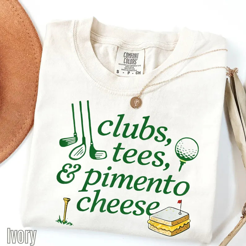 Clubs Tees Pimento Cheese Golf Tournament, Masters Inspired T-Shirt