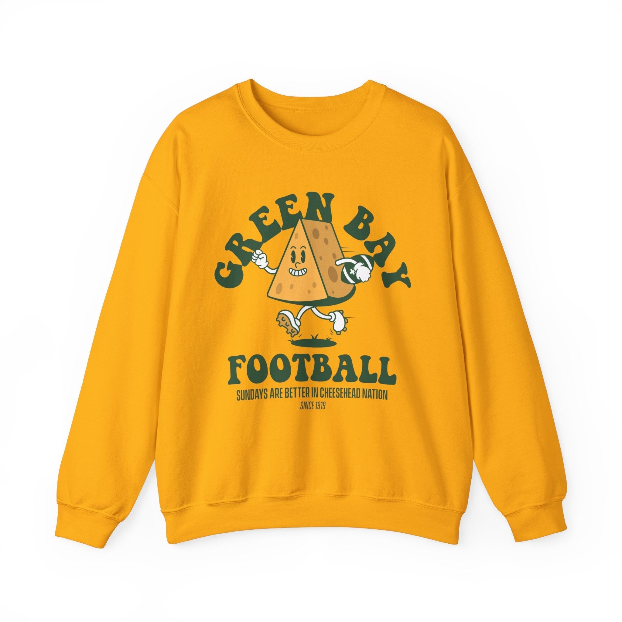 Green Bay Cheesehead Football Sweatshirt