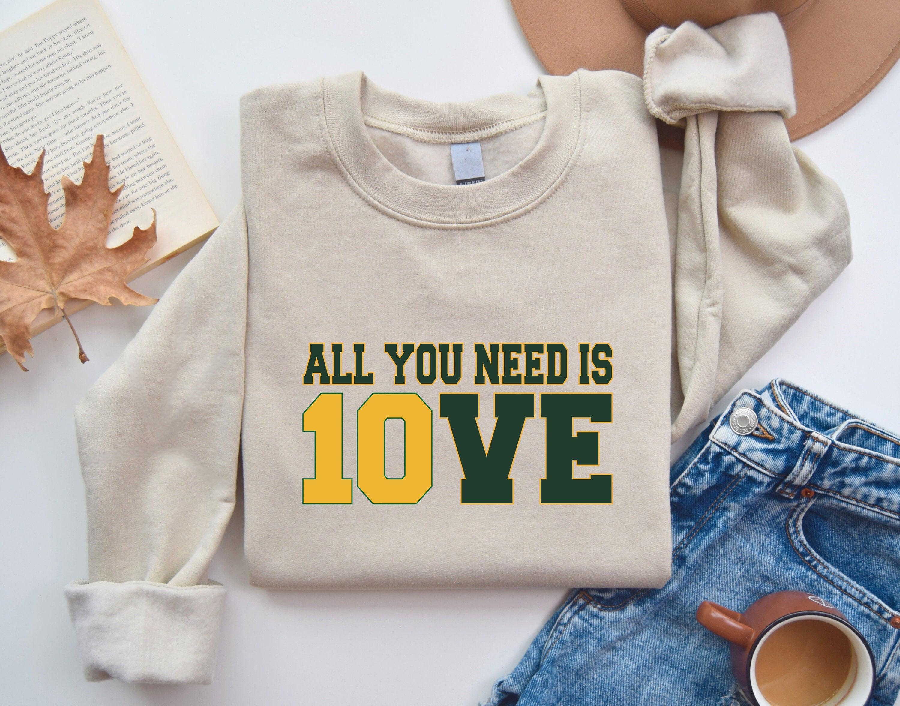 All You Need is Love Football Sweatshirt