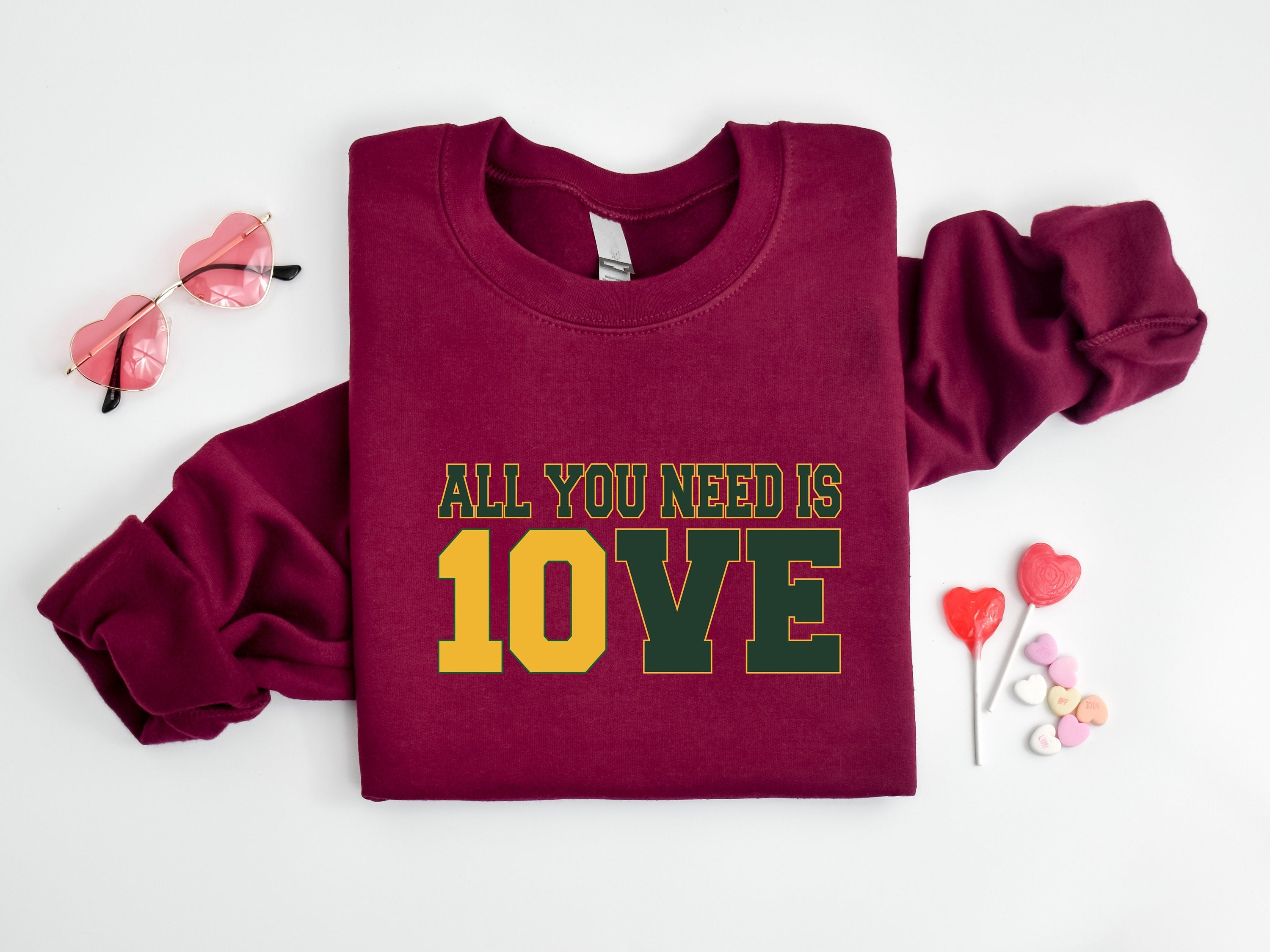 All You Need is Love Football Sweatshirt