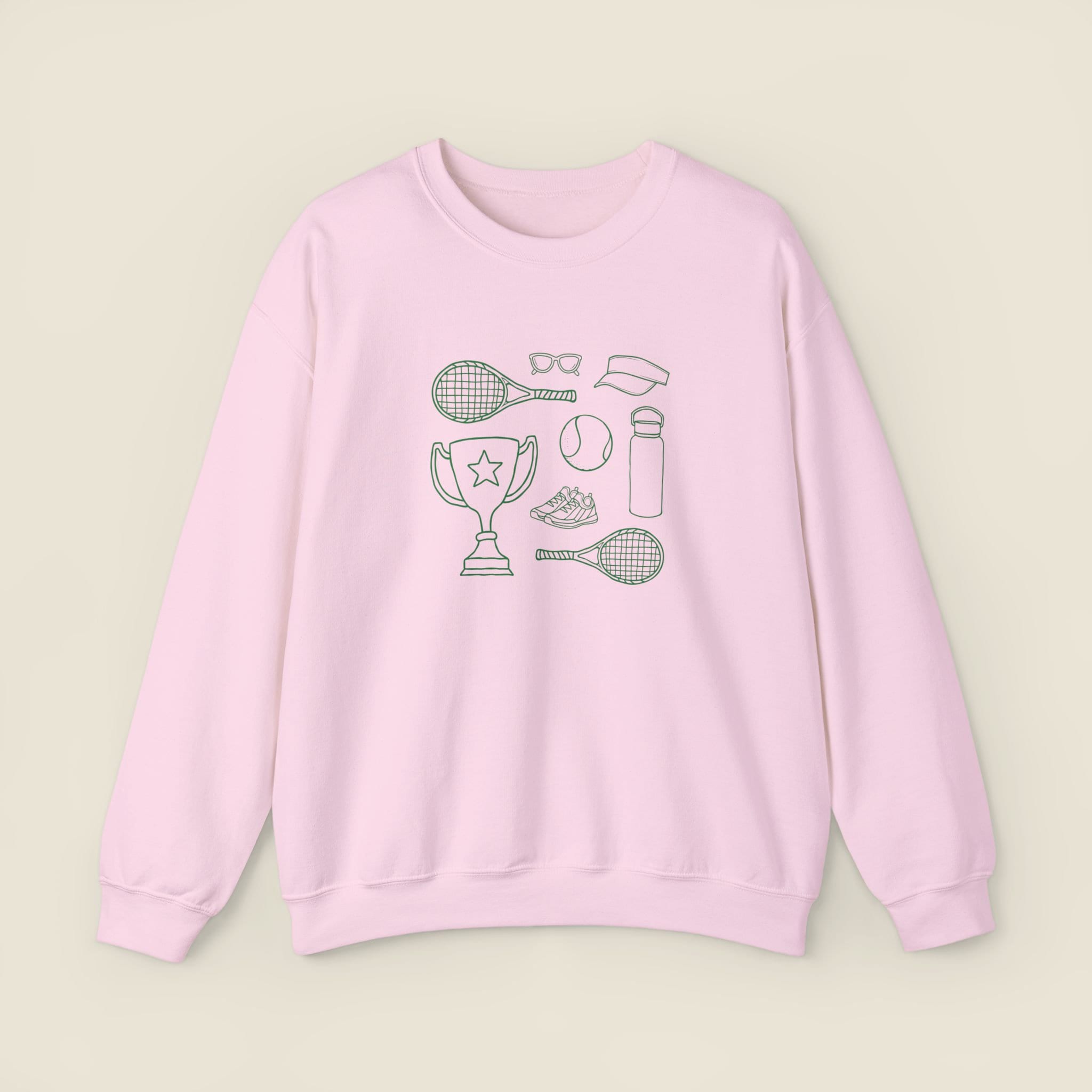 Tennis Player Cute Graphic Sweatshirts