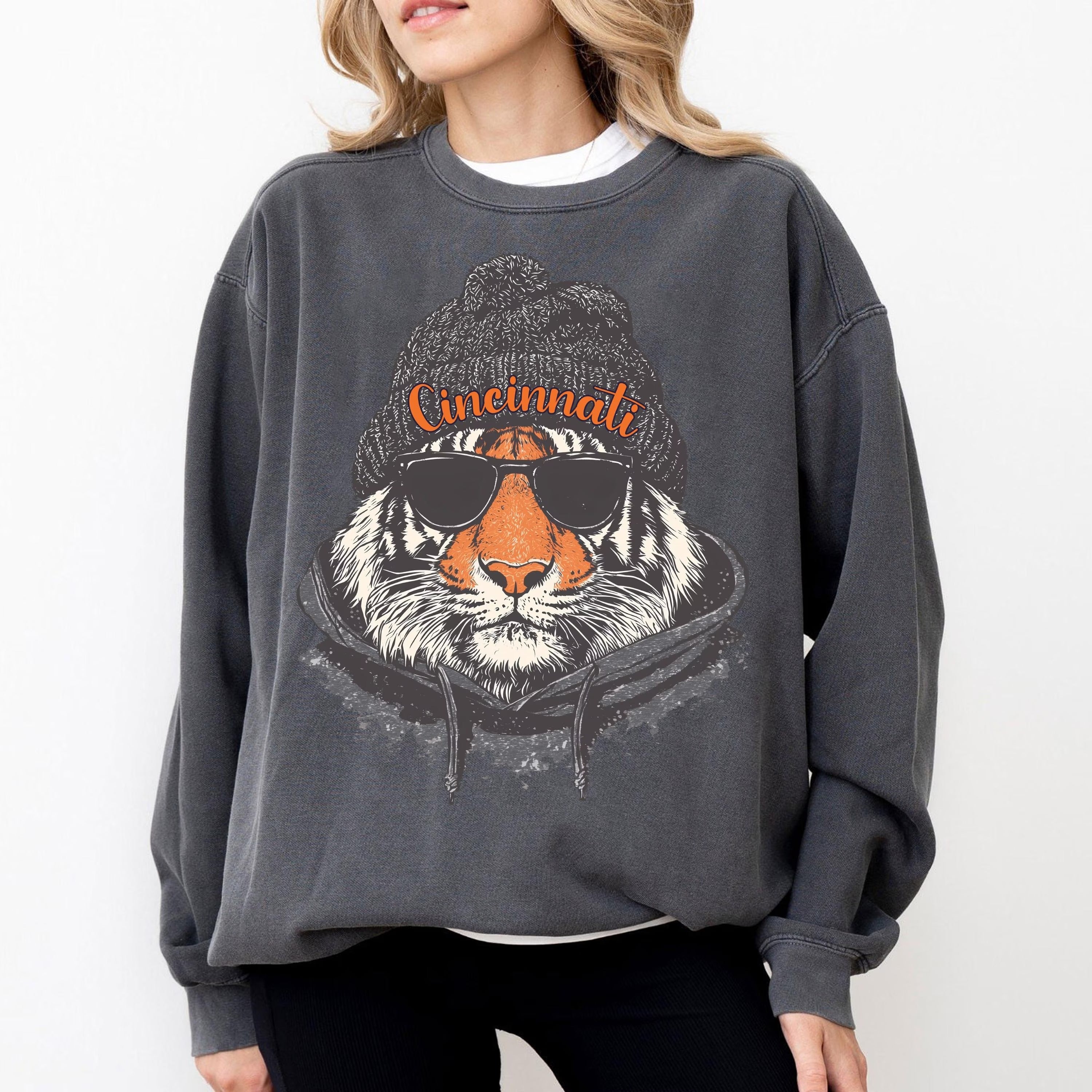 Cincinnati Mascot Game Day Football Sweatshirt