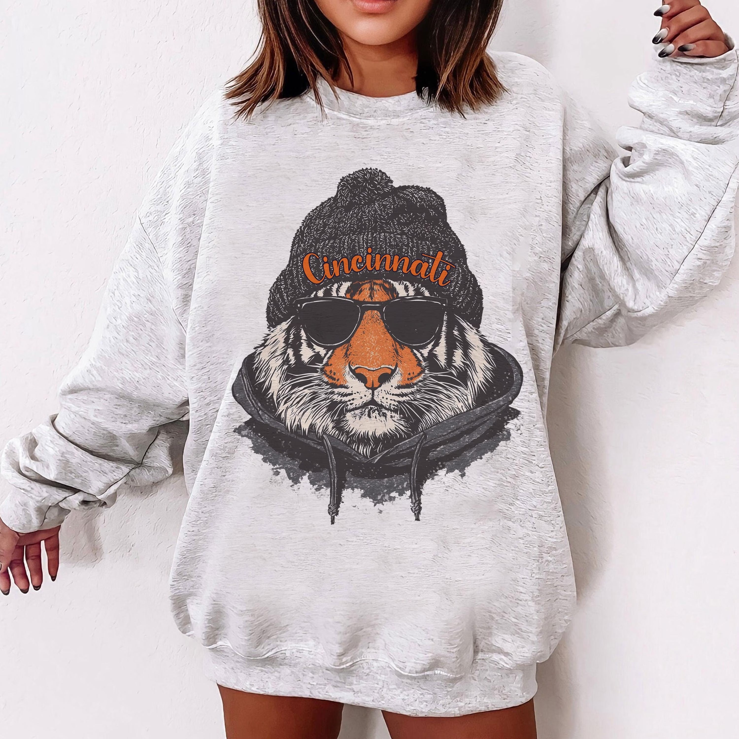 Cincinnati Mascot Game Day Football Sweatshirt