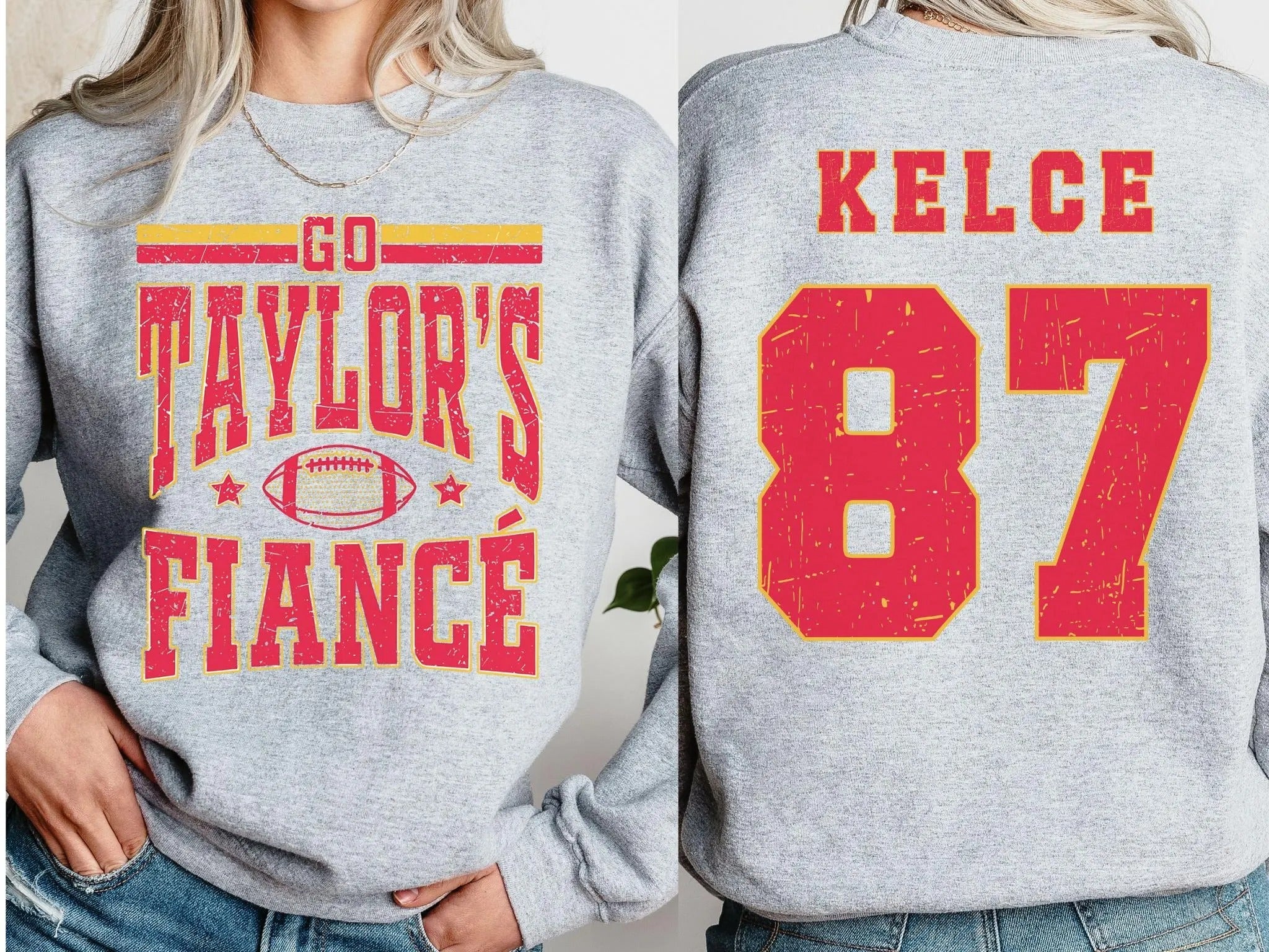 Go Taylor's Boyfriend  Football Sweatshirt,Taylor and Travis,Chiefs Karma