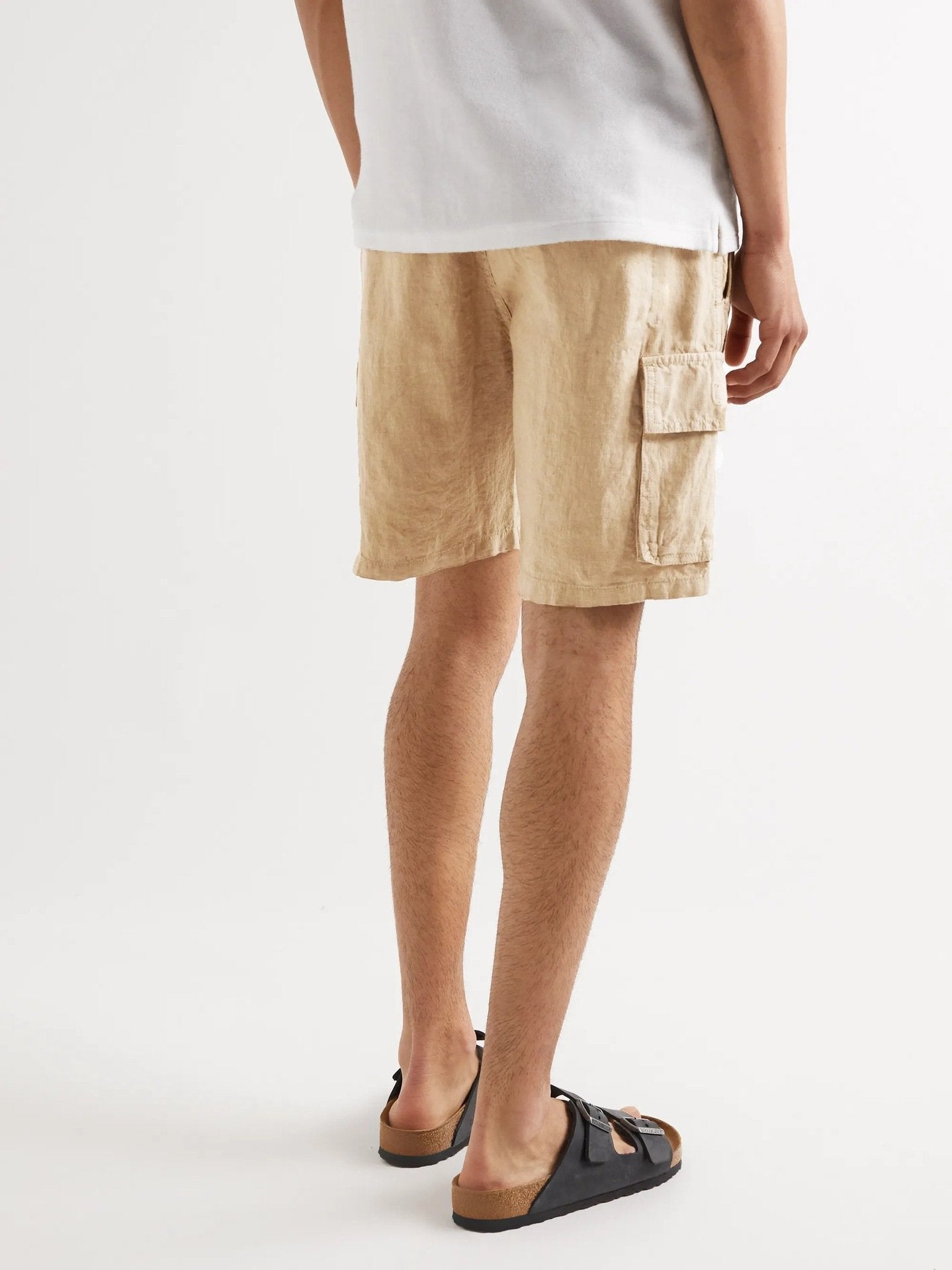 Men's Shorts Non-Stretch Cotton Casual Loose Cargo Pants