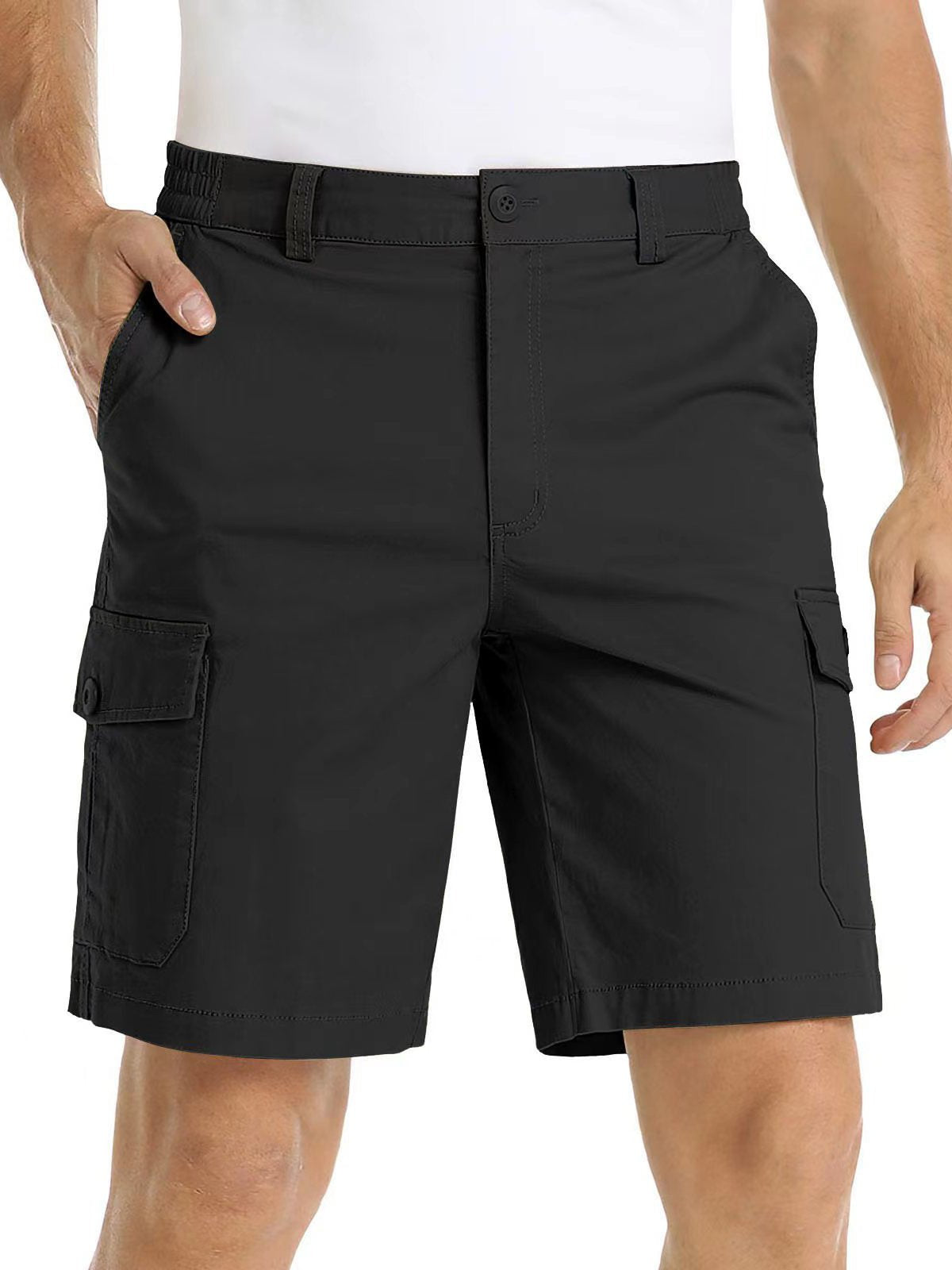 Men's Multi Pocket Casual Workwear Cropped Pants