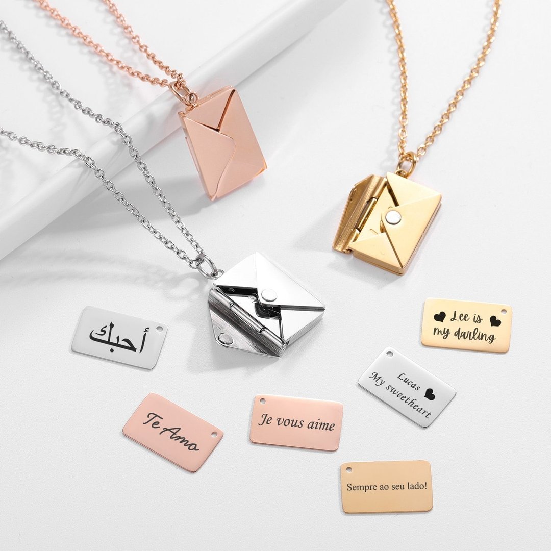 PERSONALIZED LOVE LETTER NECKLACE/KAYCHAIN