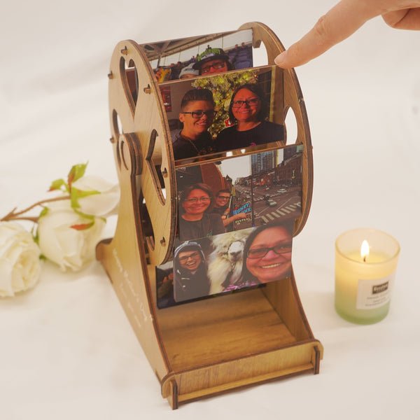 Personalized Mini Ferris Wheel with Photos, Best Mother Gift For Her