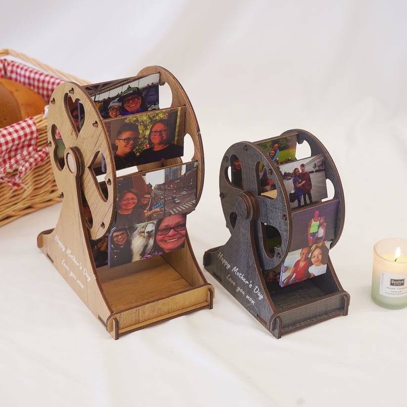 Personalized Mini Ferris Wheel with Photos, Best Mother Gift For Her