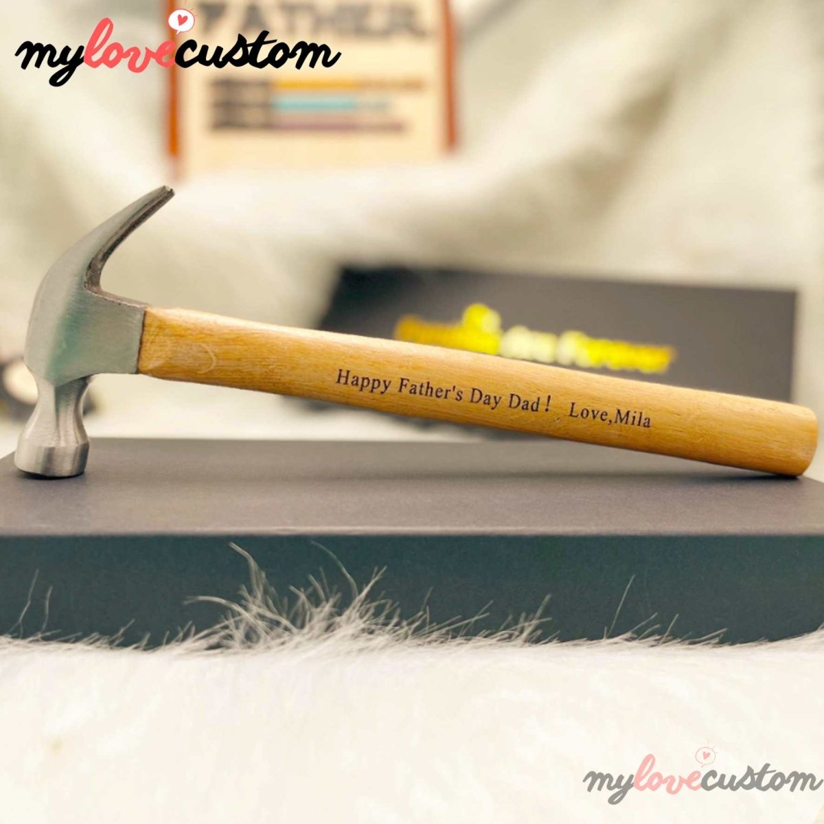 Personalized Tape Measure Hammer Set - Best Gift For Father's Day