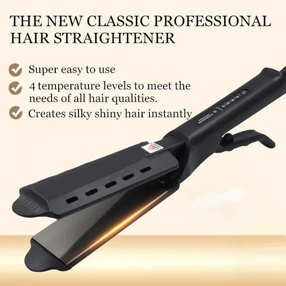 🎉2023 Professional Glider Ceramic Flat Iron Ultra-Thin Hair Straightener