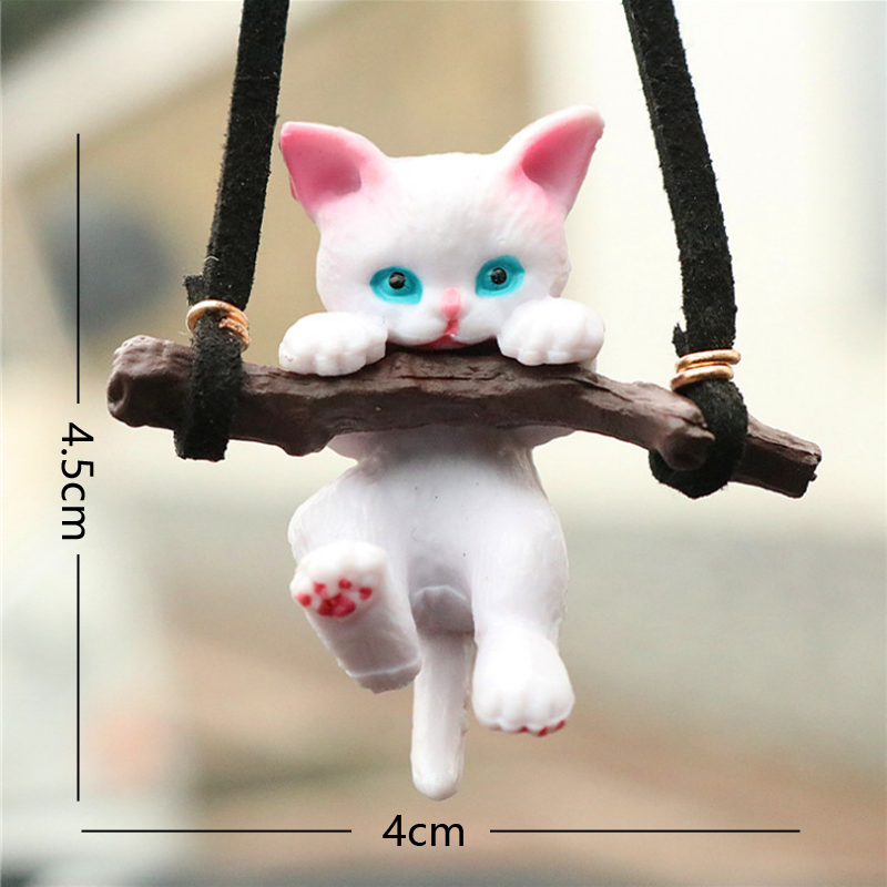 Cute Anime Car Accessorie Faceless Male Cat Pendant Auto Rearview Mirror Pendant Birthday Gift Auto Decoraction  Ornaments Coche
