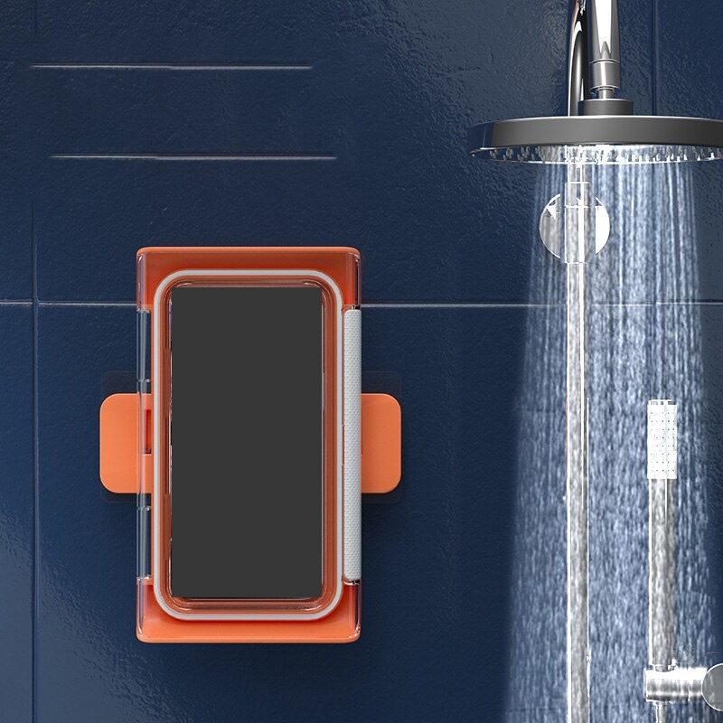 Bathroom Waterproof Mobile Phone Box Hole Free