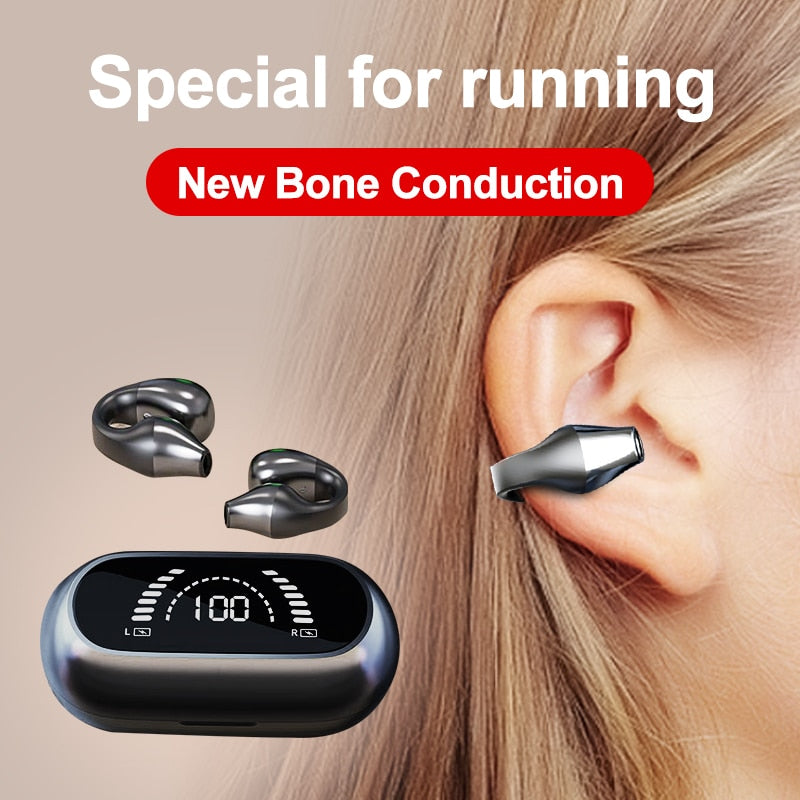 2023 NEW Wireless Ear Clip Bone Conduction Headphones